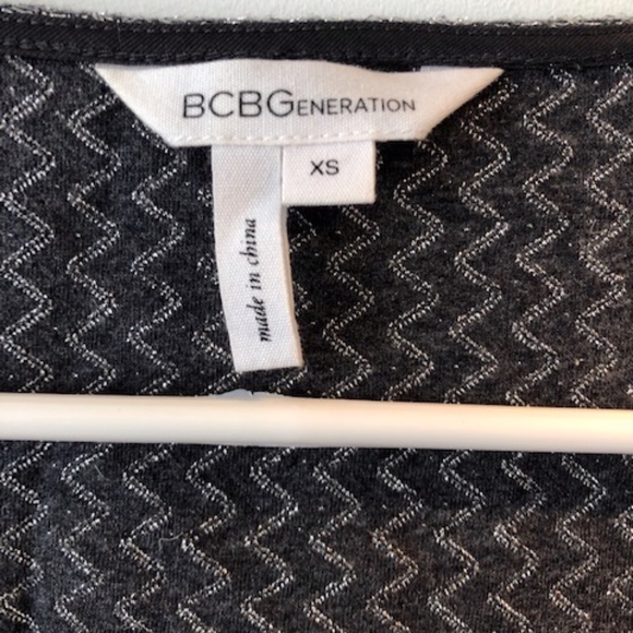 BCBGeneration Silver Grey Cutout Dress - Picture 4 of 7